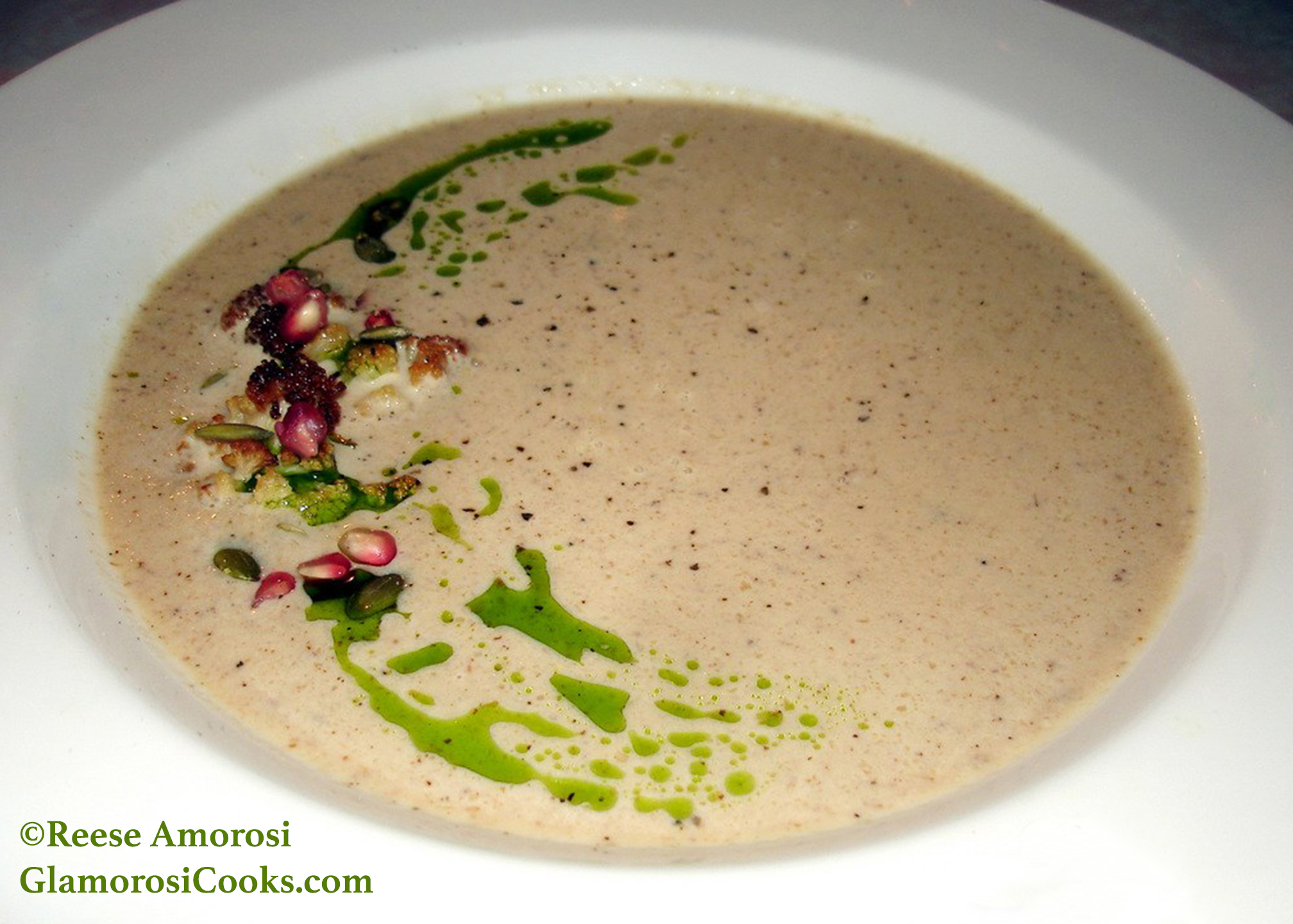 Roasted Cauliflower Soup Recipe